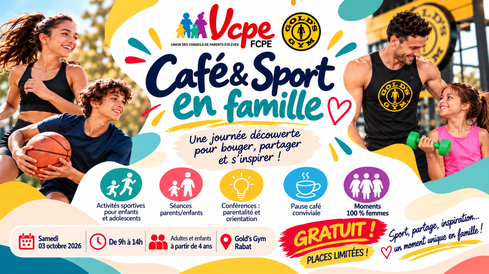 Cafe et Sport en Famille